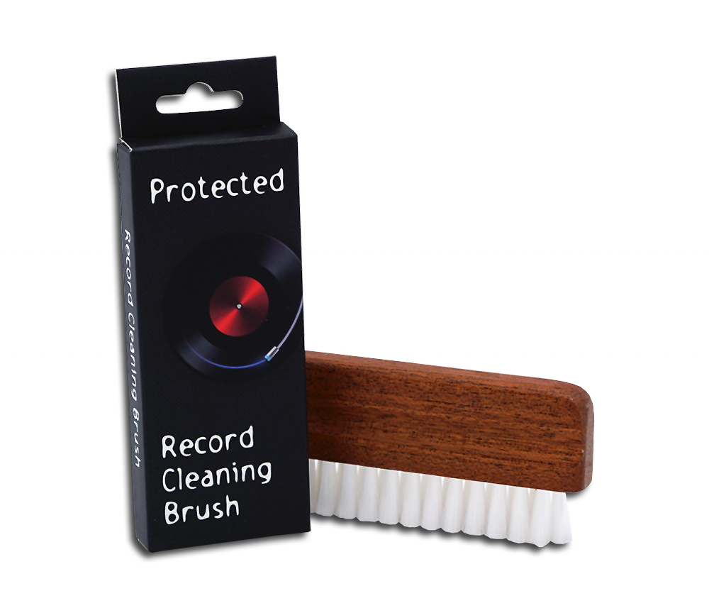 Schallplatten Bürste mit Holzgriff