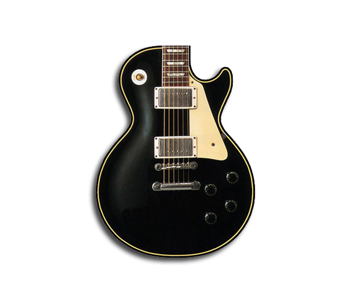 Mousepad - Guitar - black