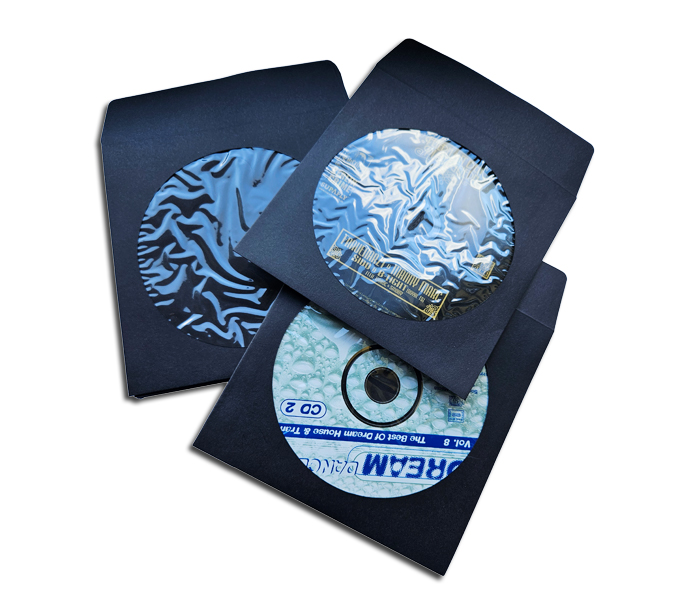 CD Papierhüllen claps black  2. Wahl