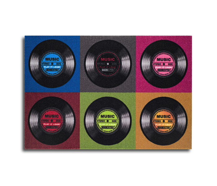 Fussmatte Schallplatten 40x60