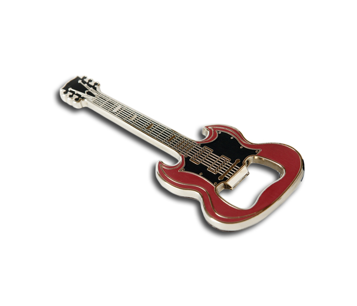 Flaschenöffner Gitarre Classic bordeaux