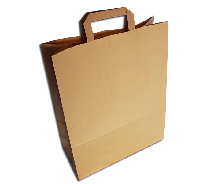 Schallplatten Papier Tragetaschen mit Flachhenkel