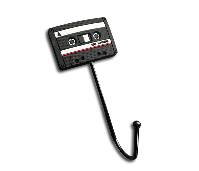 Wandhaken Musikkassette