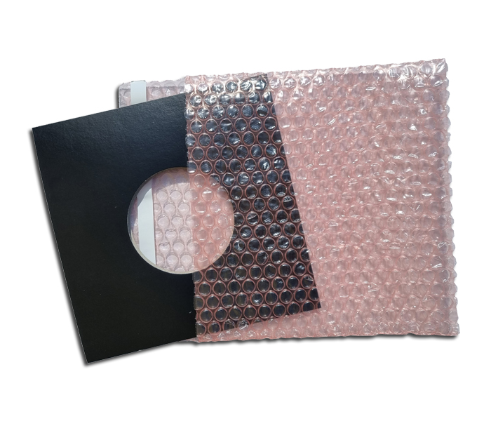 Selbstklebende Luftpolstertasche 7" Schallplatte