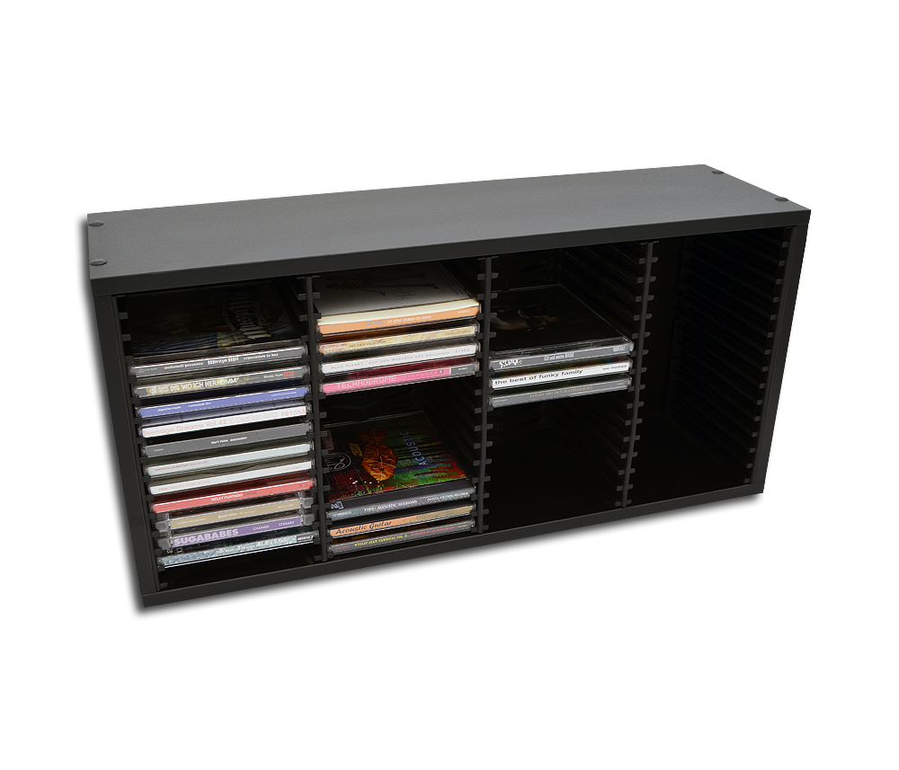 CD Aufbewahrungsregal schwarz 2. Wahl