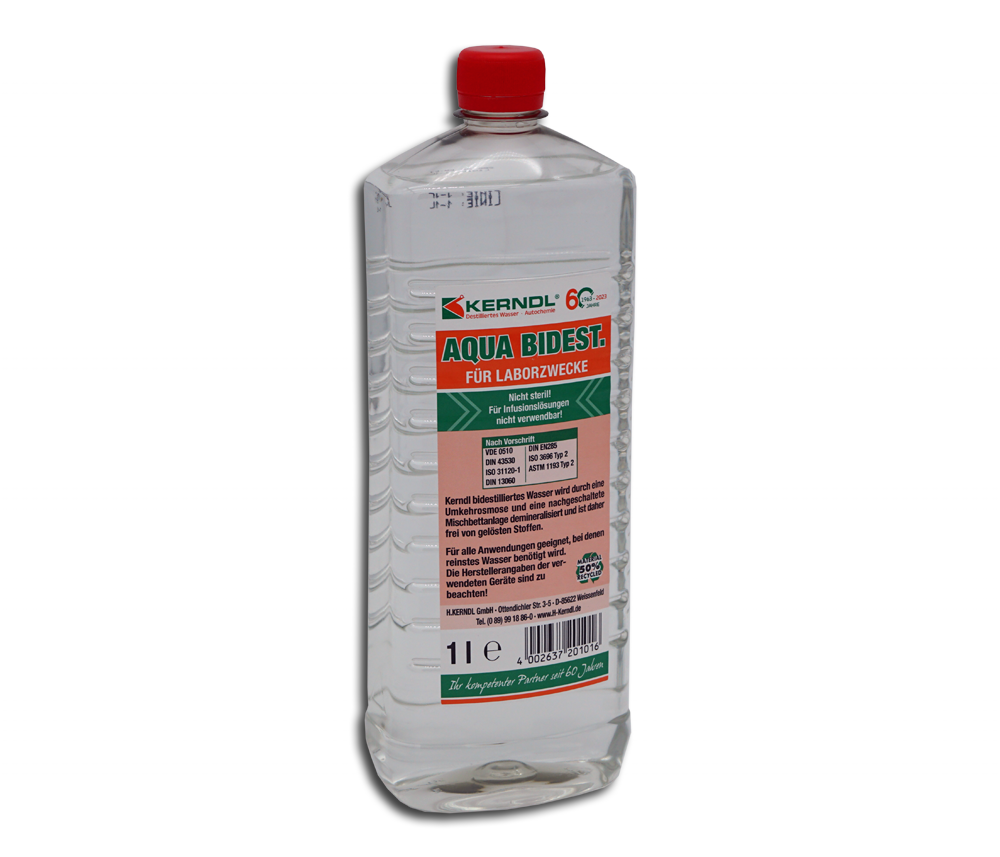 Kerndl Bidestilliertes Wasser 1,0 Liter