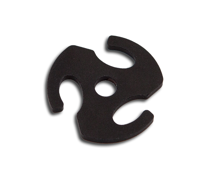 Single Alu-Stern schwarz