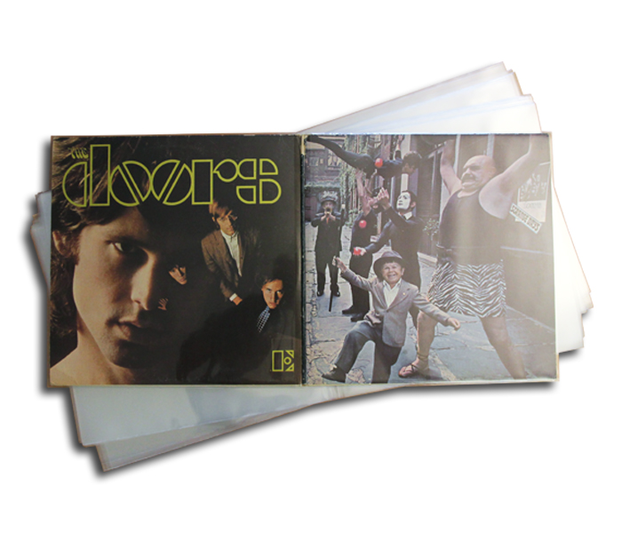 Double LP protective sleeves made from CPP