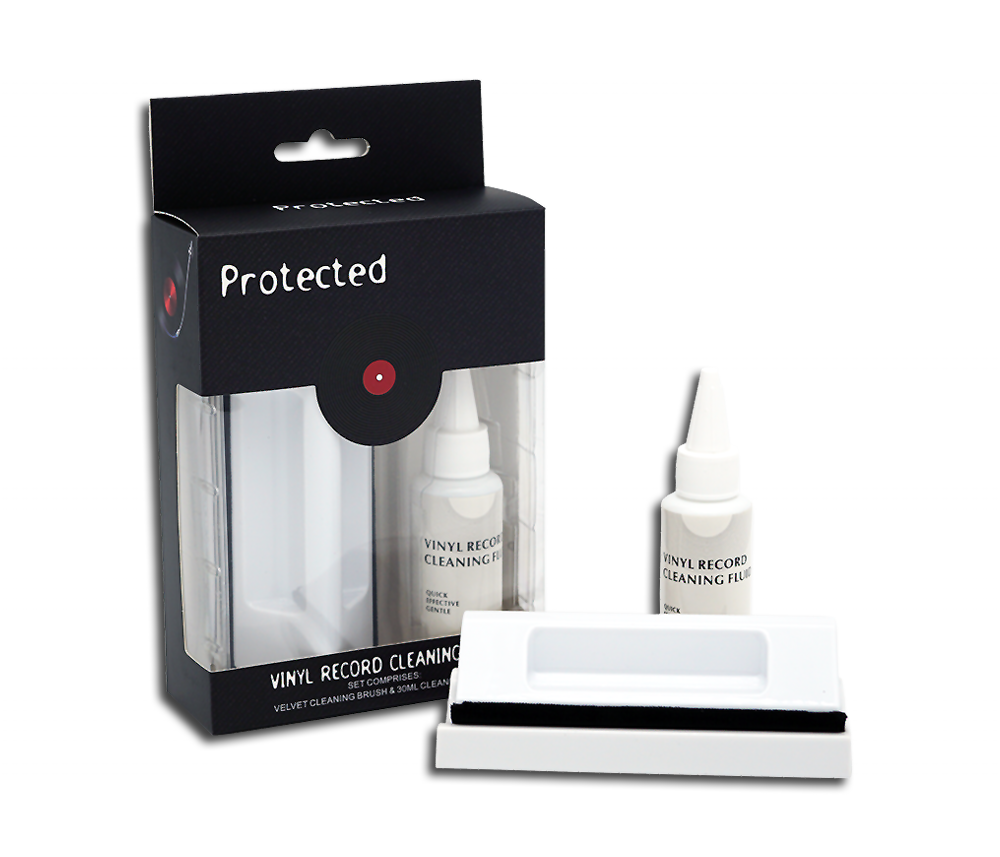 White Edition Schallplatten Samtreiniger Set
