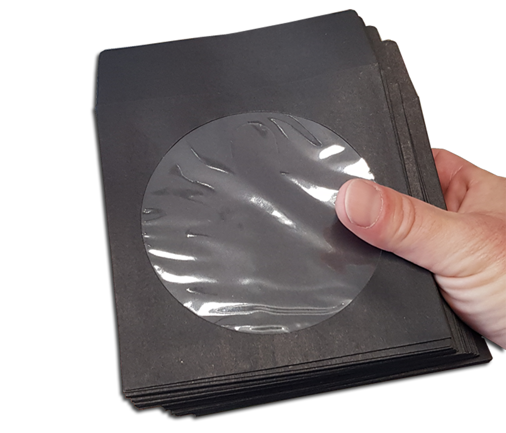 CD Papierhüllen claps black