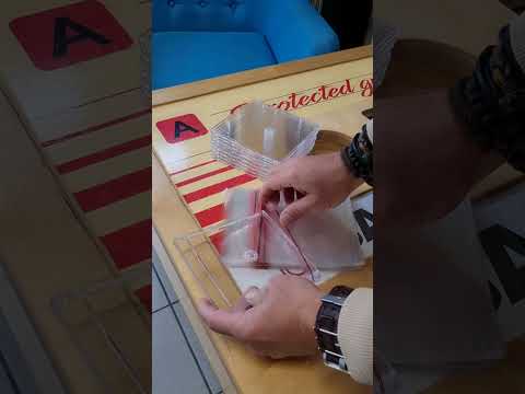 Plastic sleeves with adhesive closure for CD maxi boxes