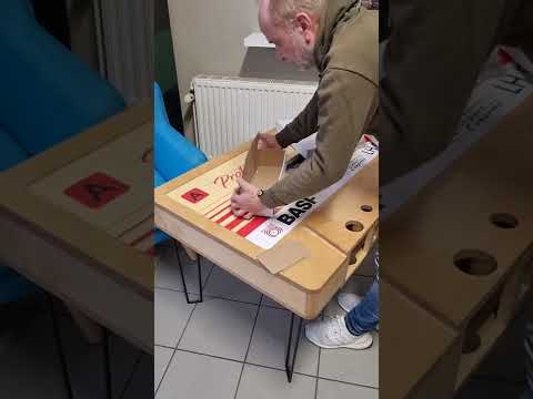 Music cassette storage box with lid