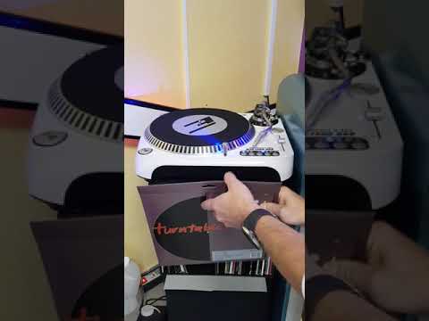 Schallplatten Slipmat Acryl weiss / Mat Four
