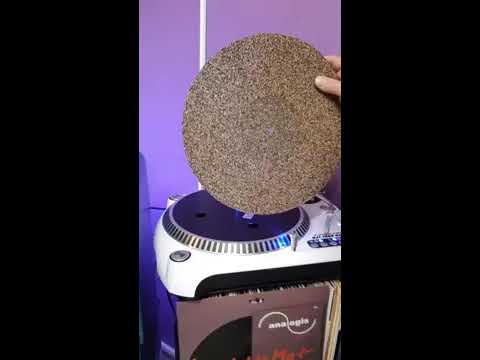 Schallplatten Slipmat Kork-Gummi / Mat One