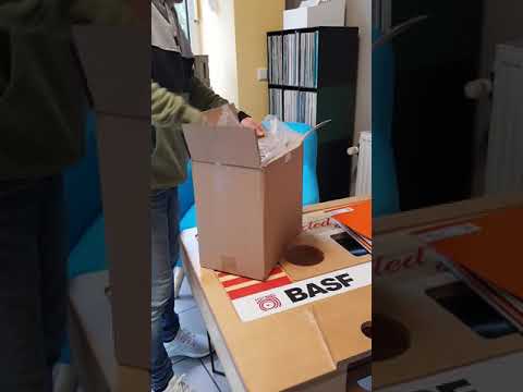 LP Record box bamboo