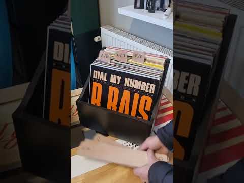 Schallplatten Register Holz Set