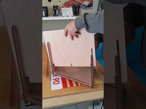 LP Plywood Record Box