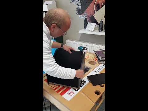 LP Wood Box - Holzbox schwarz 2. Wahl