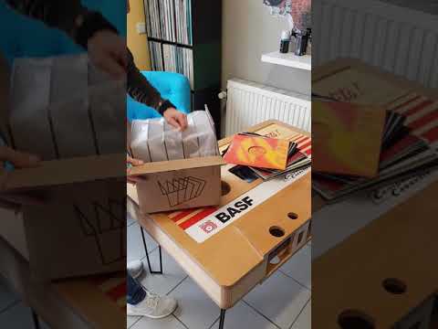 Vinyl Record Holder Square