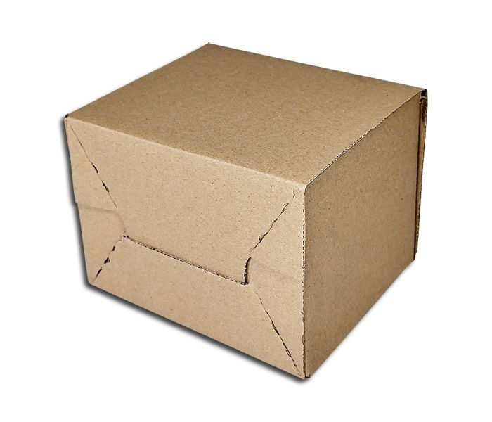Folding box with normal lid flap and plug-in base for 25 CD Maxi Boxes ...